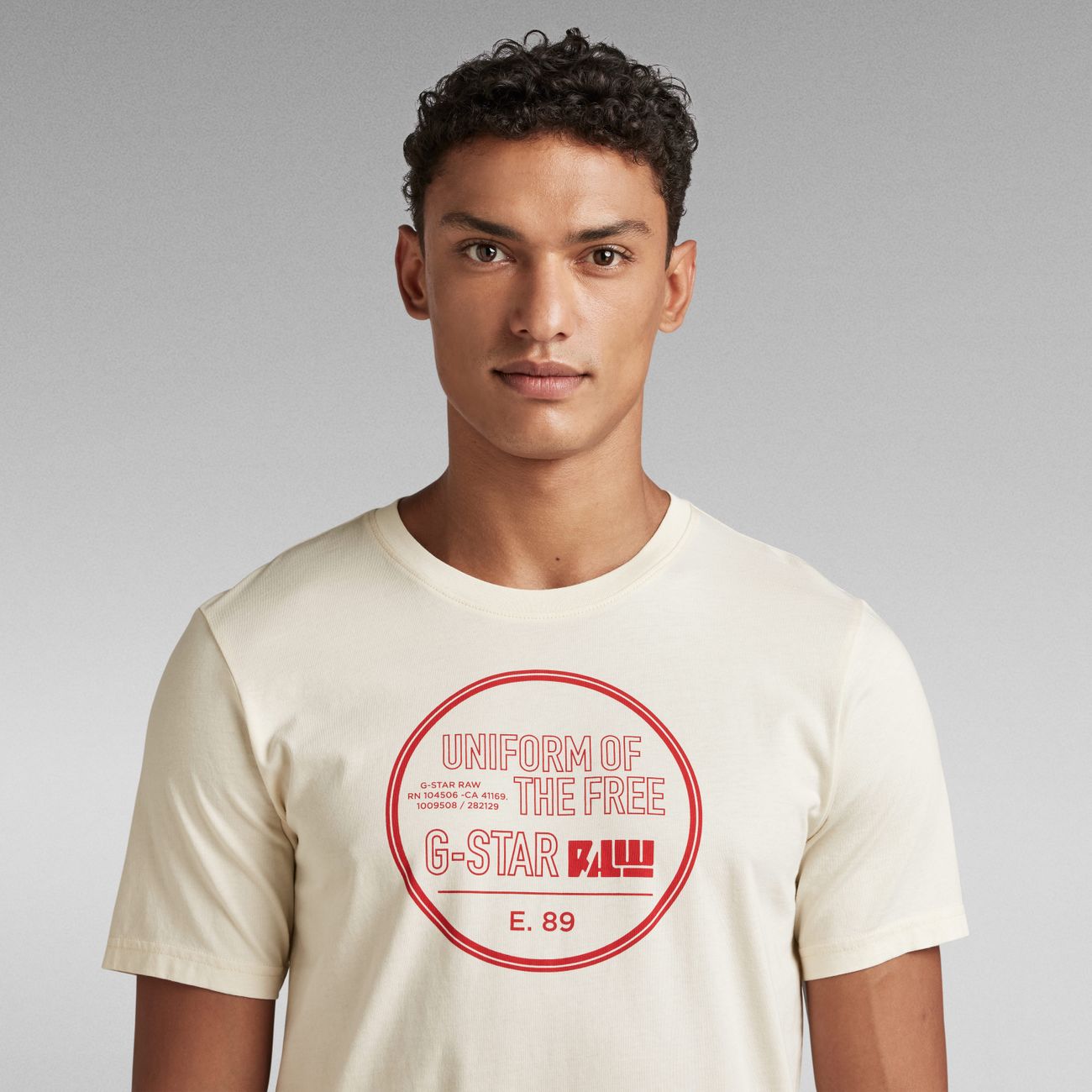 G-STAR RAW DENIM CHEST GRAPHIC SLIM R T Herren T-Shirt - G-Star Raw Denim - SAGATOO - 8720347474952